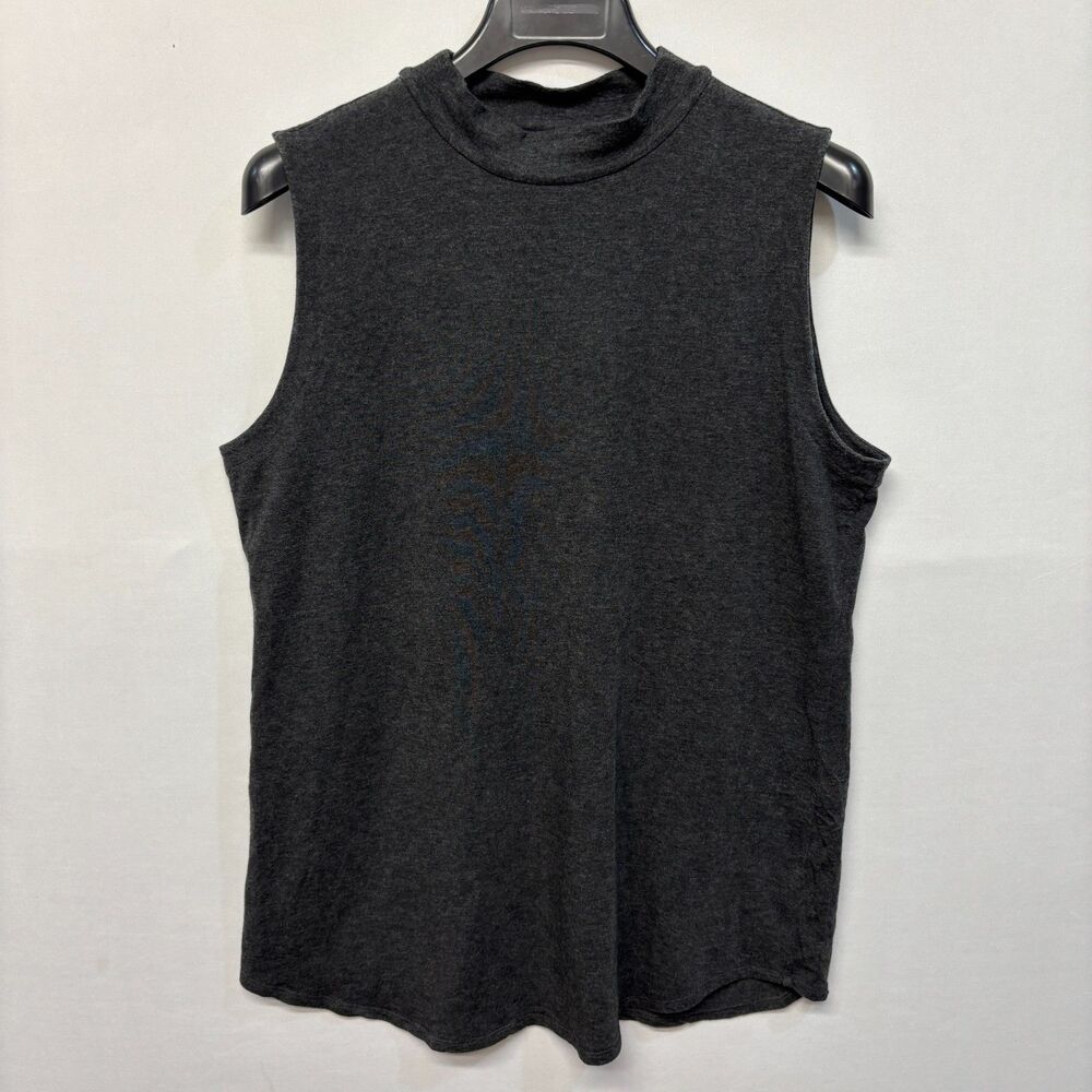 Eileen Fisher Sleeveless Mock Neck Tank Top Shirt Blouse Size Large C049 -27